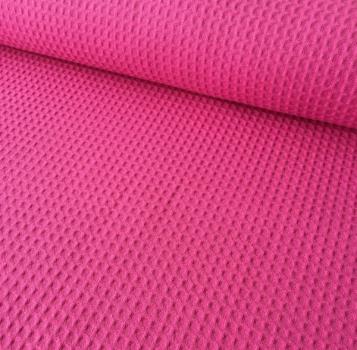 RESTSTÜCK 50cm !!! - Waffelpique - Baumwolle - pink